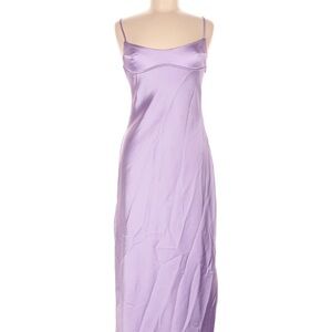 Elegant Lavender Satin dress